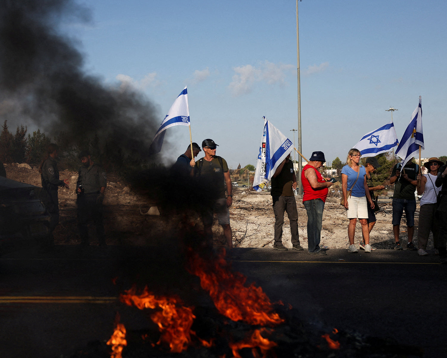 Israelis stage nationwide protests to demand end to Gaza war and release of hostages
