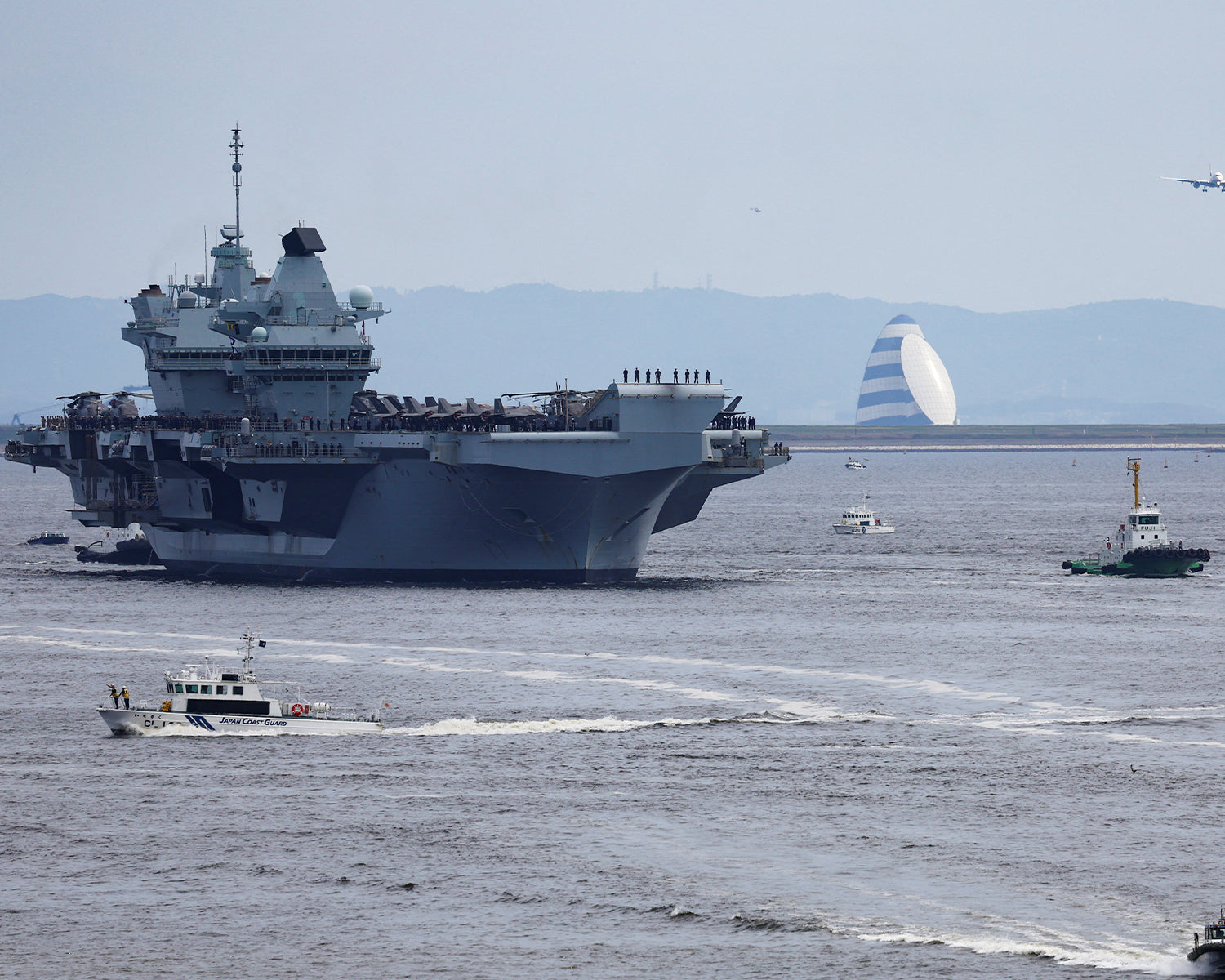 Japan hails “unprecedented” security ties as British aircraft carrier visits Tokyo