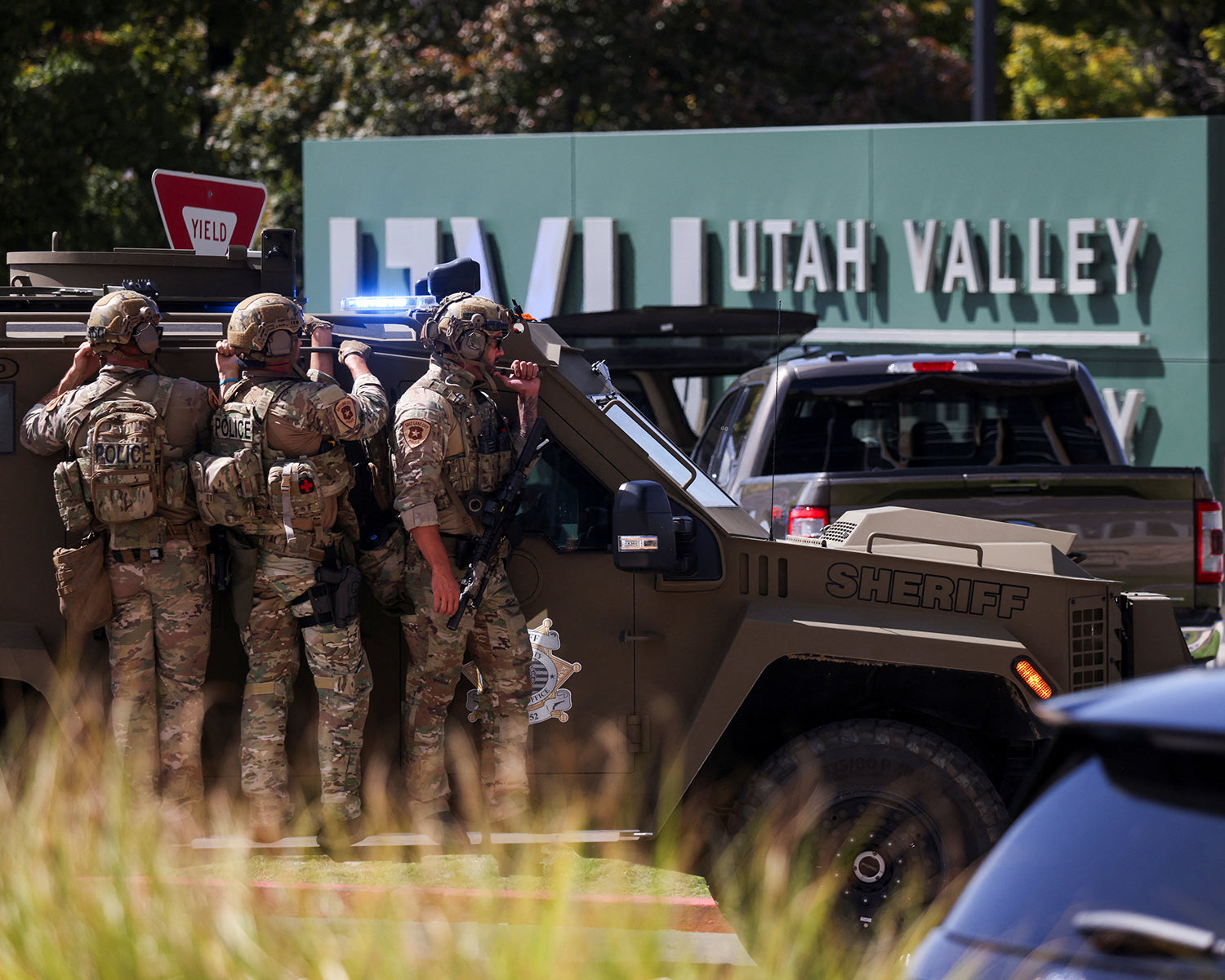 Police find bolt-action rifle in manhunt for Charlie Kirk assassin