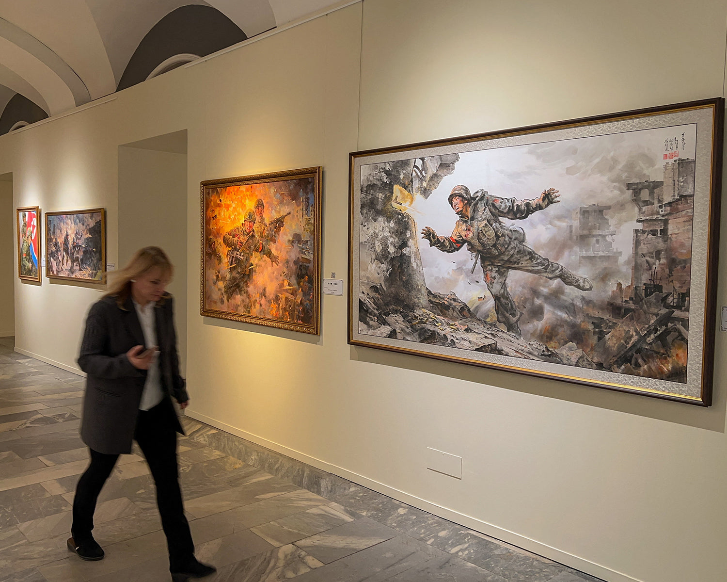 “A secret no more” Russia and North Korea's war on Ukraine celebrated in Moscow exhibit