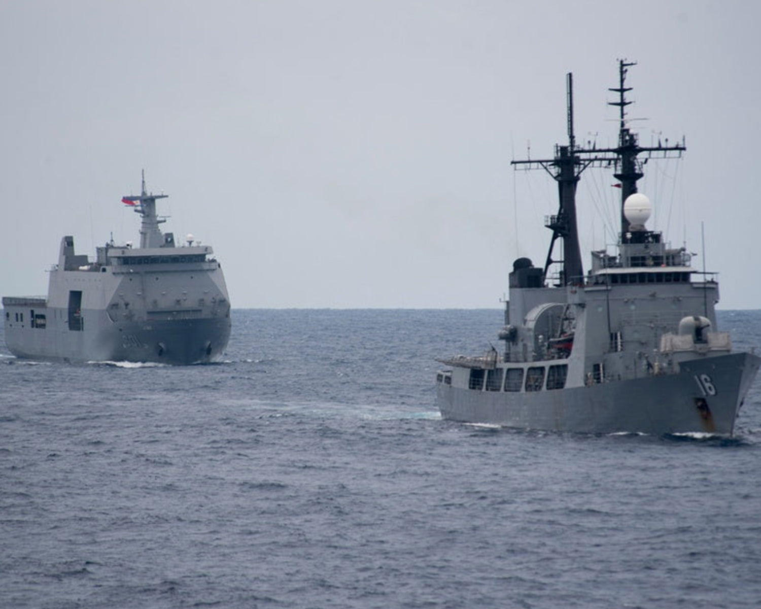 Philippines, India hold first joint naval drill in South China Sea