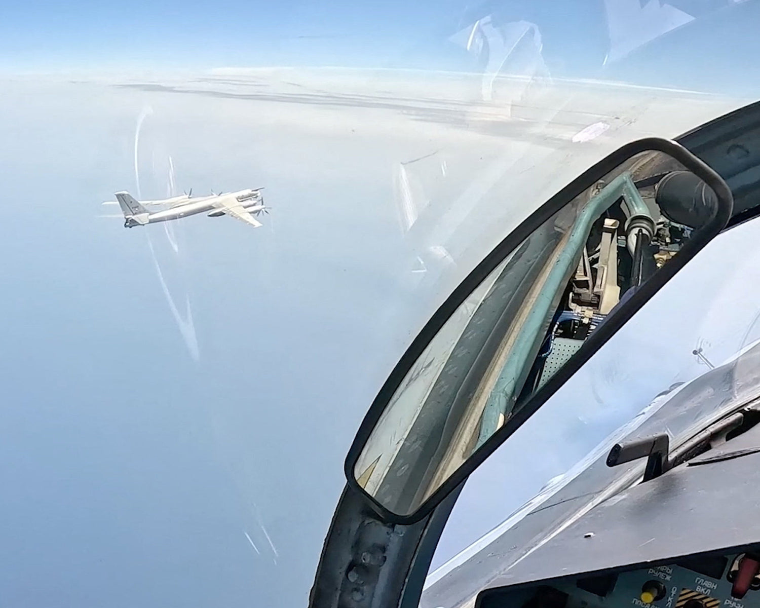 Russian strategic bombers fly over Sea of Japan, Russian defense ministry says