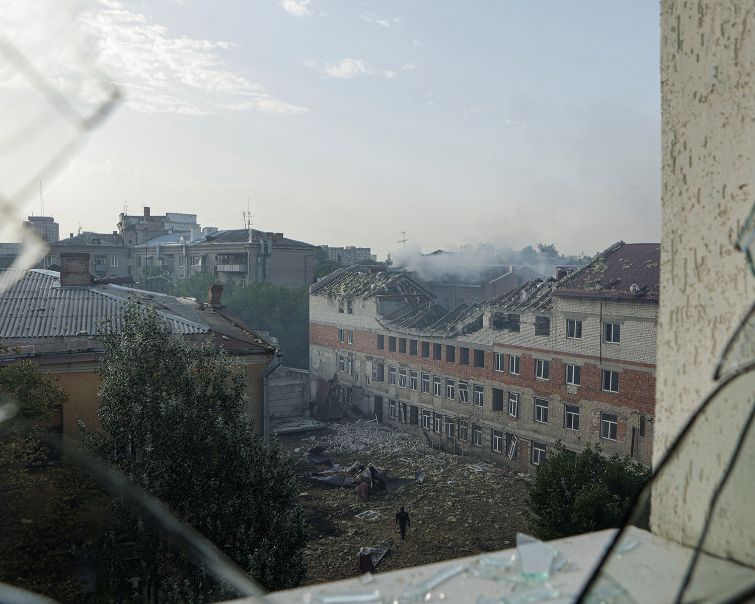 Russian attack on Kharkiv damages maternity hospital, sending patients fleeing