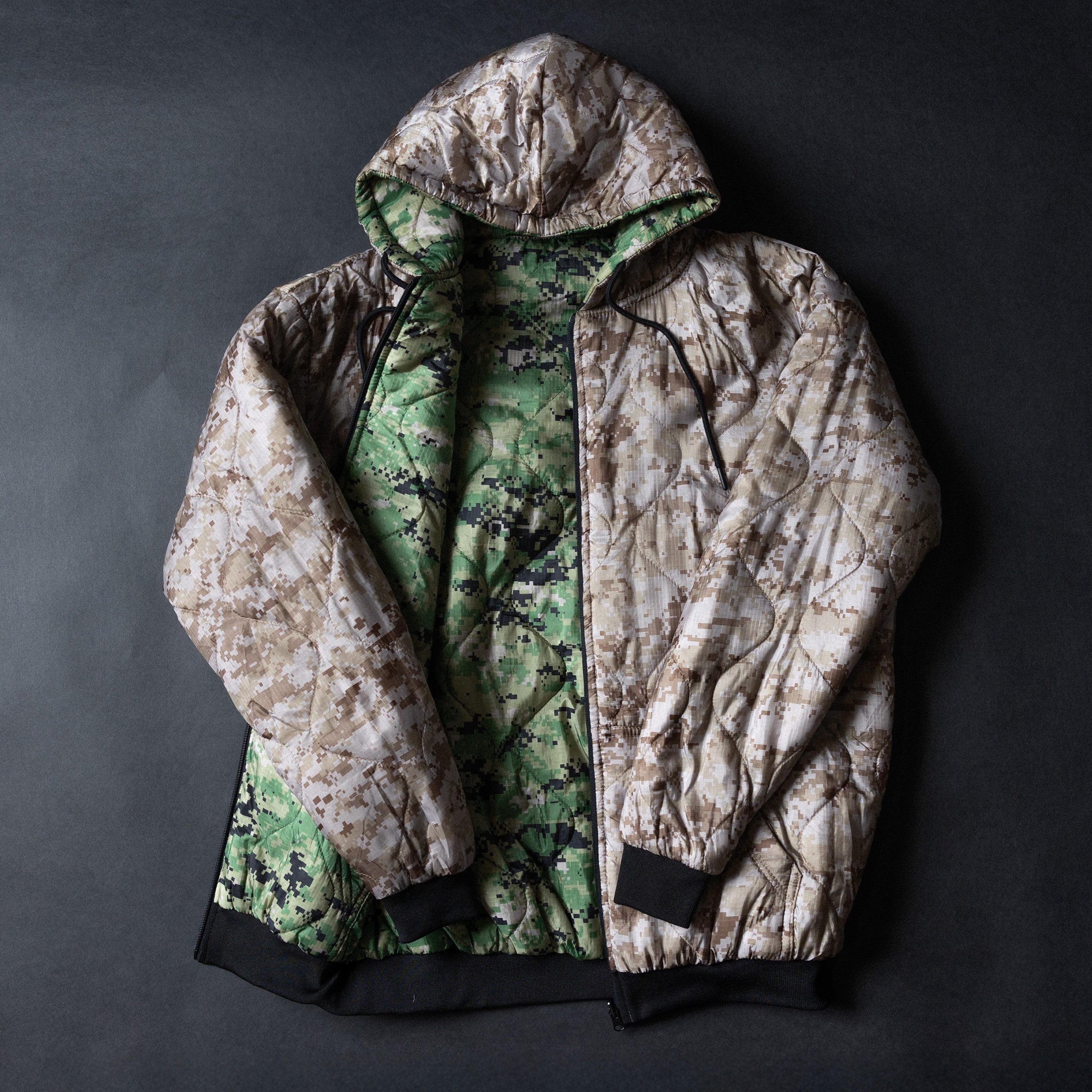 AOR2 + AOR1 Reversible Zip-Up Woobie Hoodie
