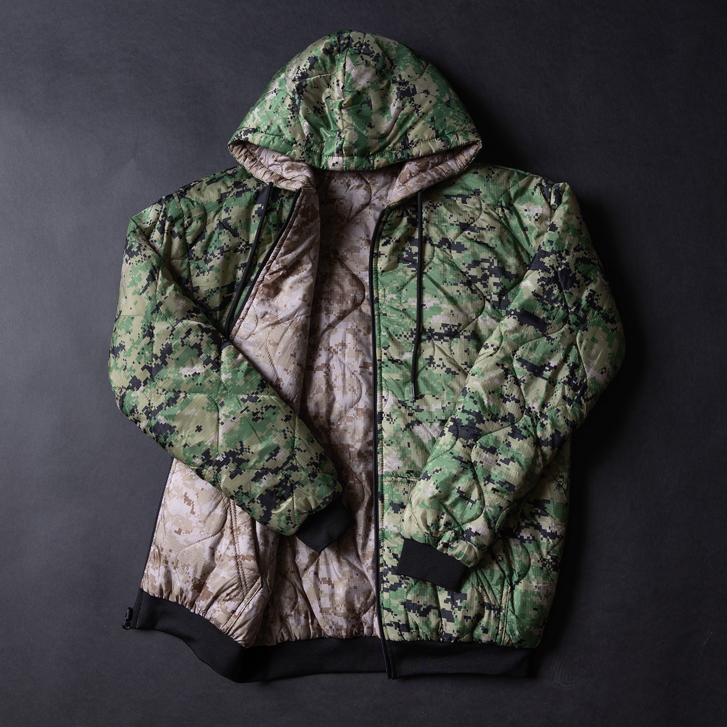 AOR2 + AOR1 Reversible Zip-Up Woobie Hoodie