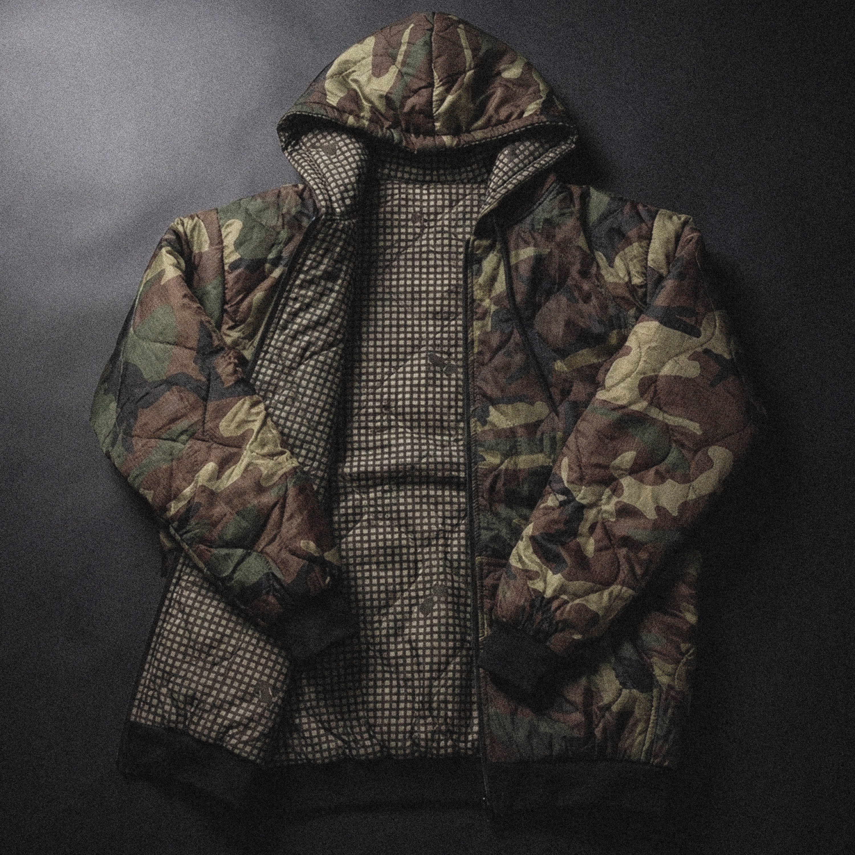 M81 + DNC Reversible Zip-Up Woobie Hoodie | OAF Nation | Veteran