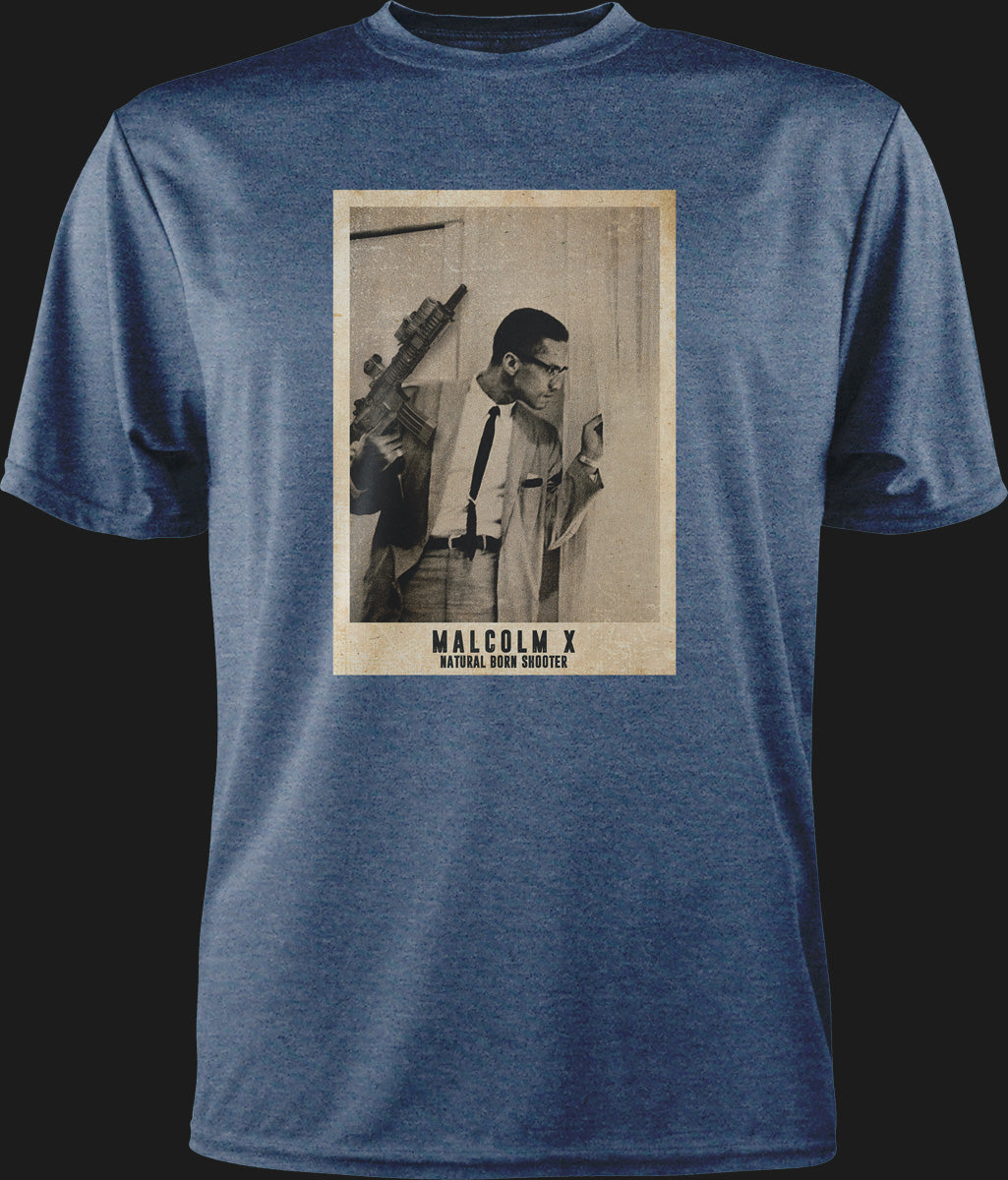 Natural Born Shooters: Malcolm X Tee