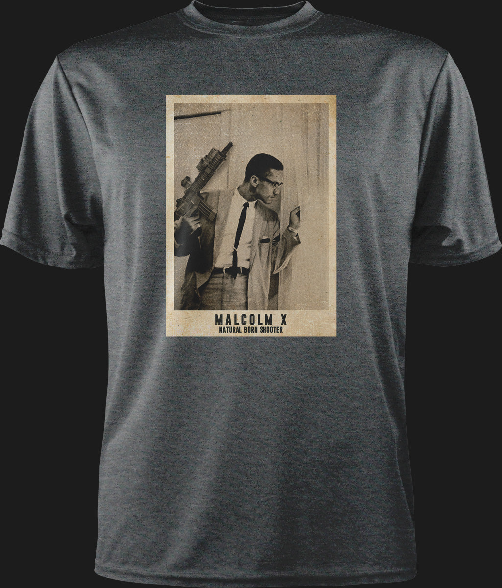 Natural Born Shooters: Malcolm X Tee