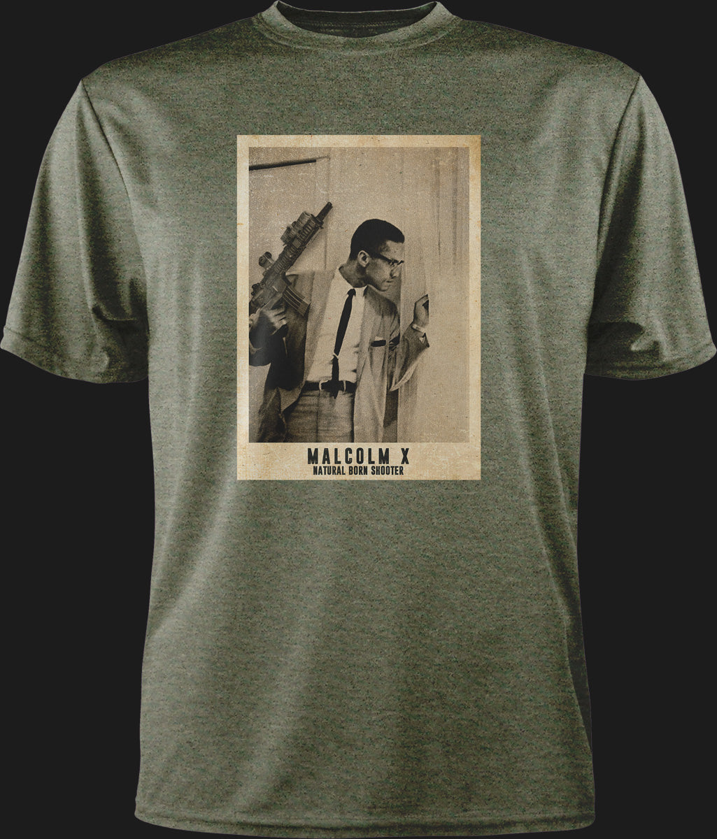 Natural Born Shooters: Malcolm X Tee