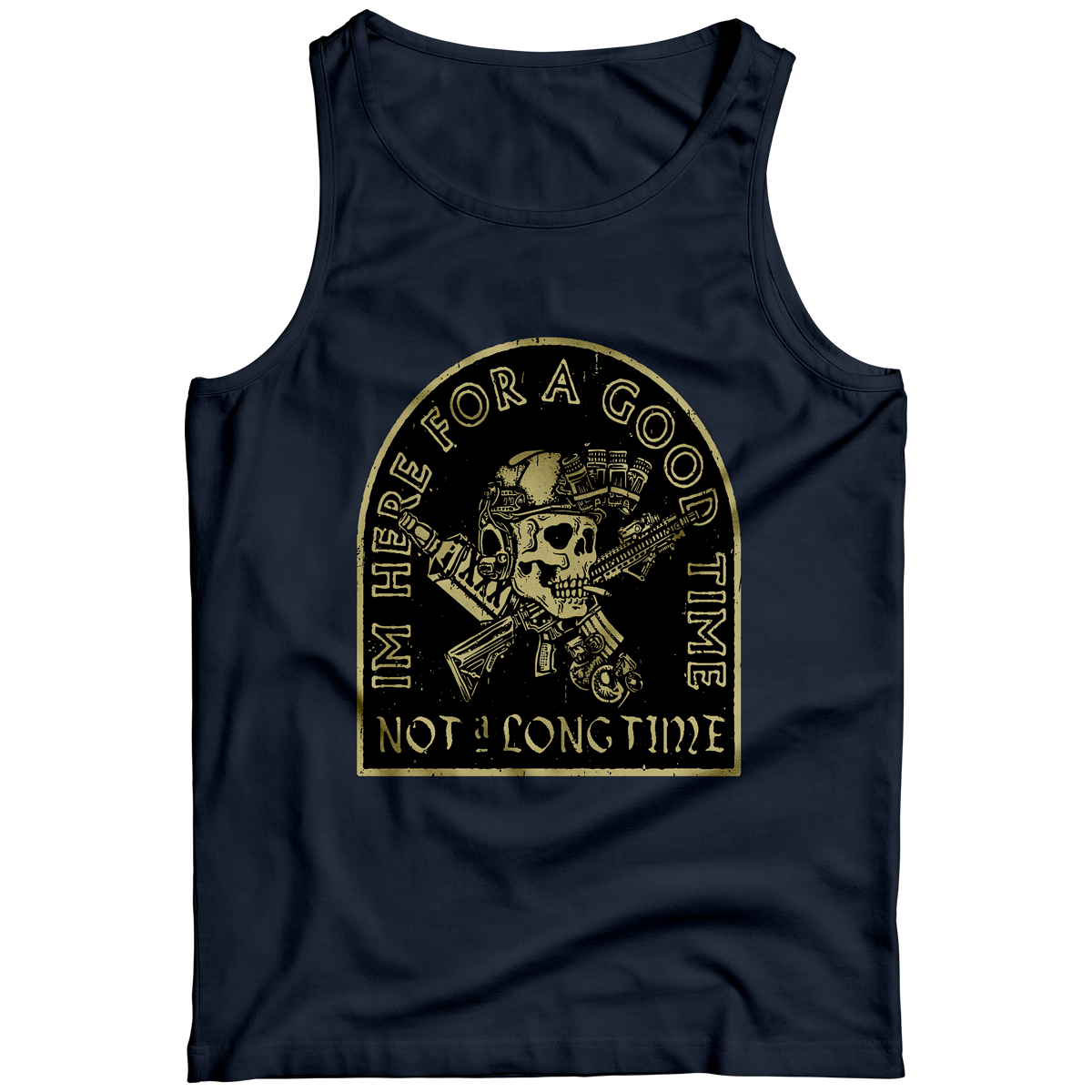 OAF Nation GOOD TIME Tank  Navy 