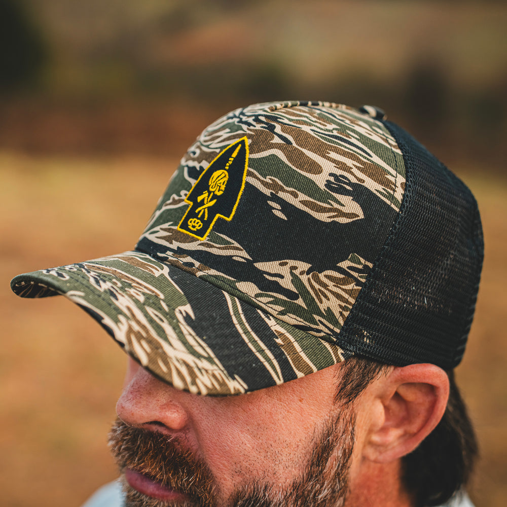 Tiger Stripe Snapback Hat OAF Nation Veteran Owned and Operated