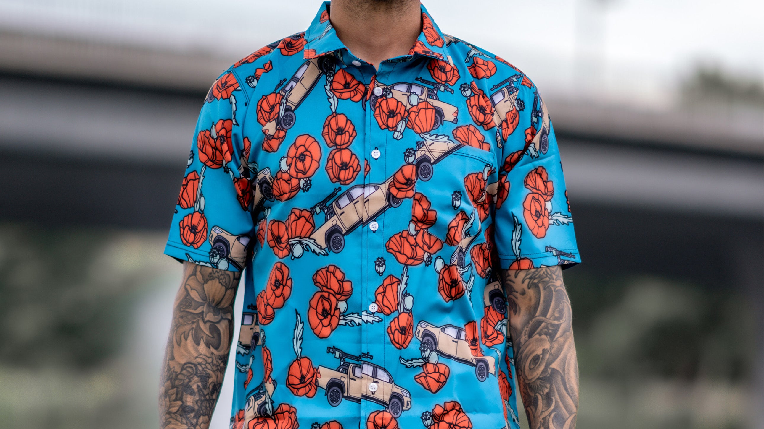 Polo aloha clearance shirt