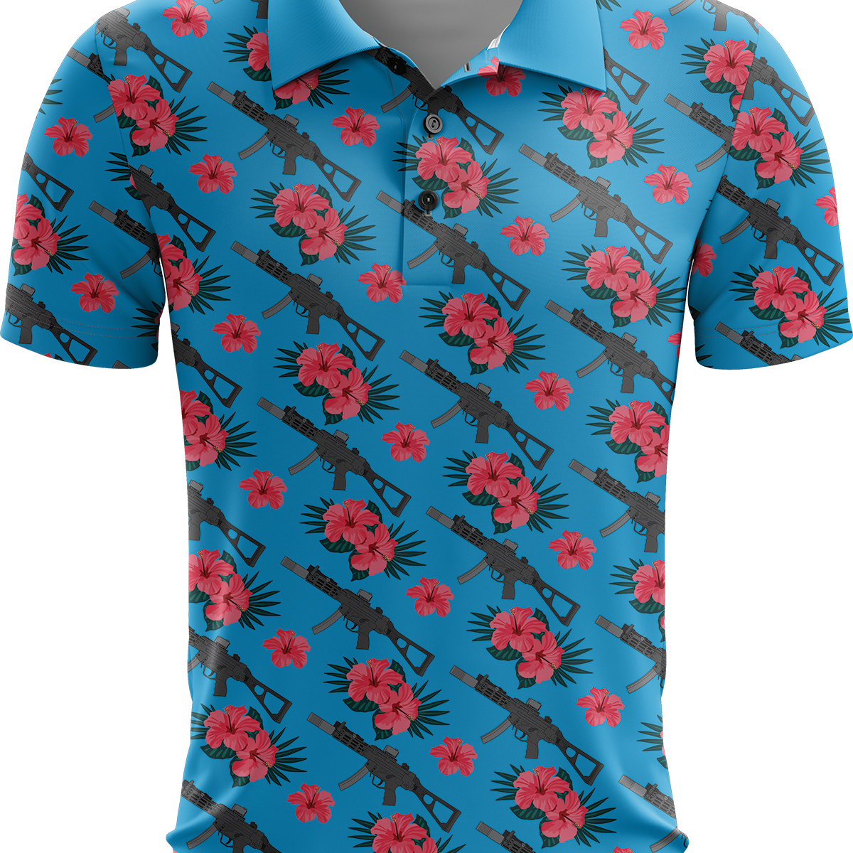 Aloha MP5 Golf Polo | OAF Nation | Veteran Owned and Operated