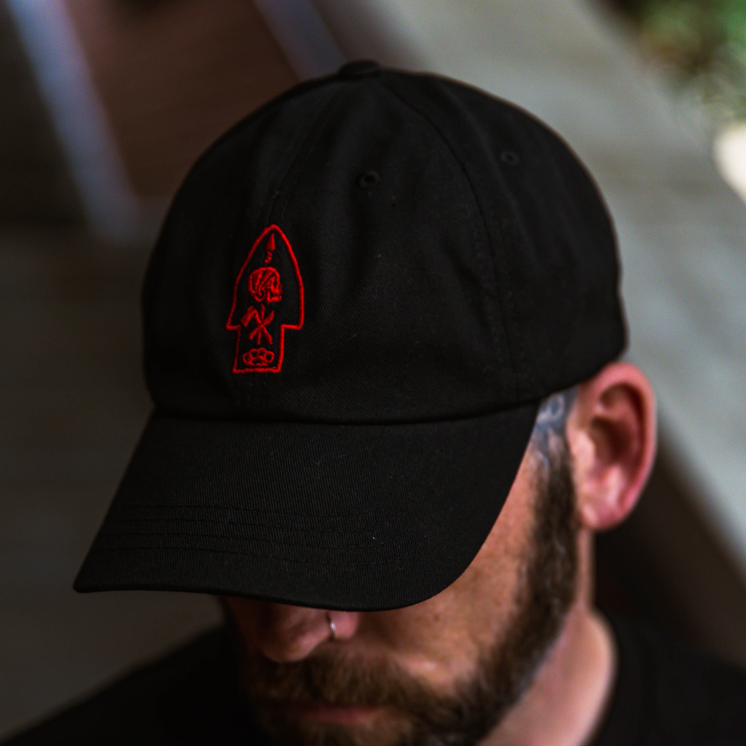 Red Bad Larry Hat