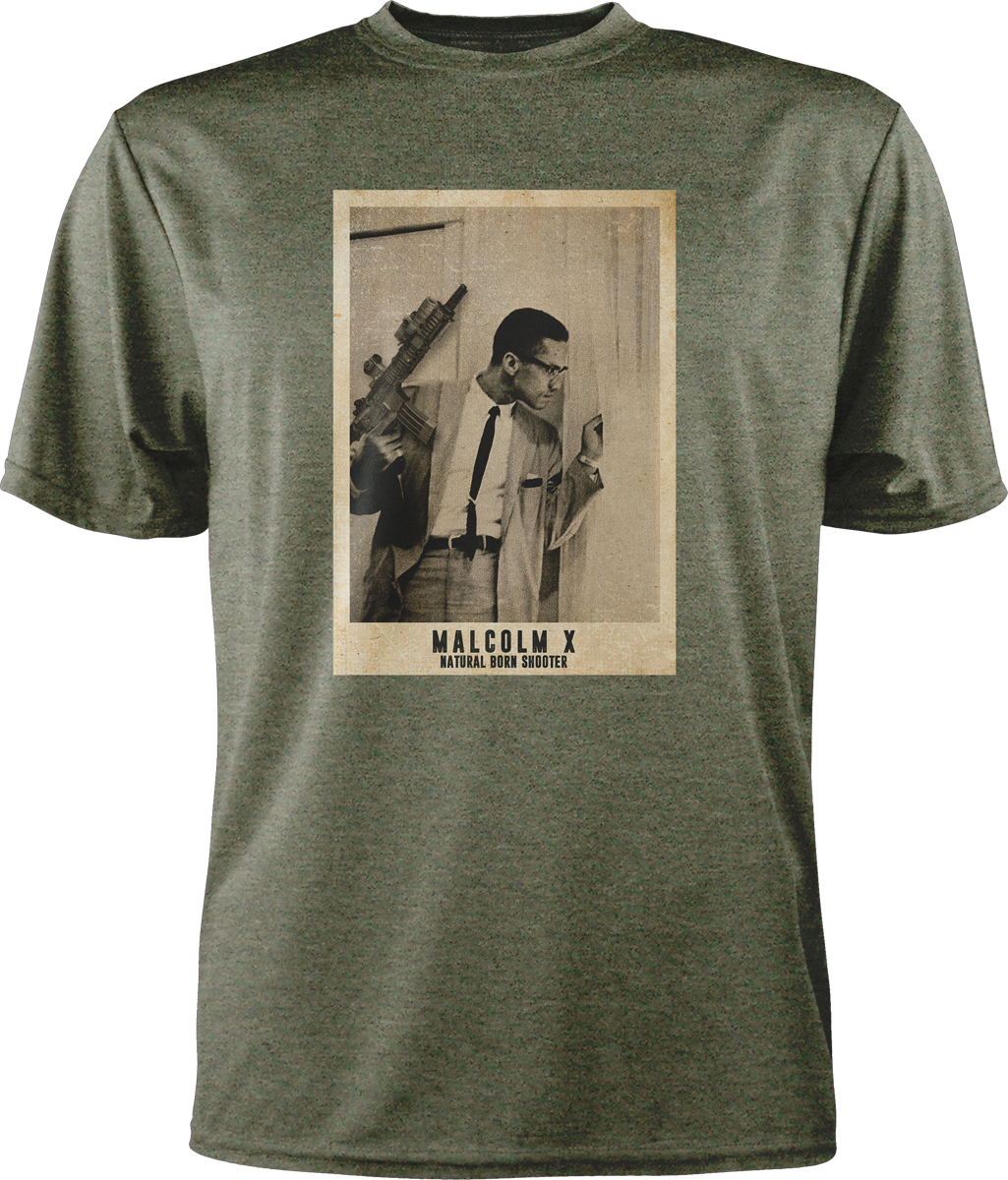 Natural Born Shooters: Malcolm X Tee