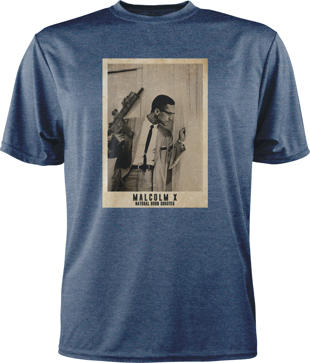 Natural Born Shooters: Malcolm X Tee