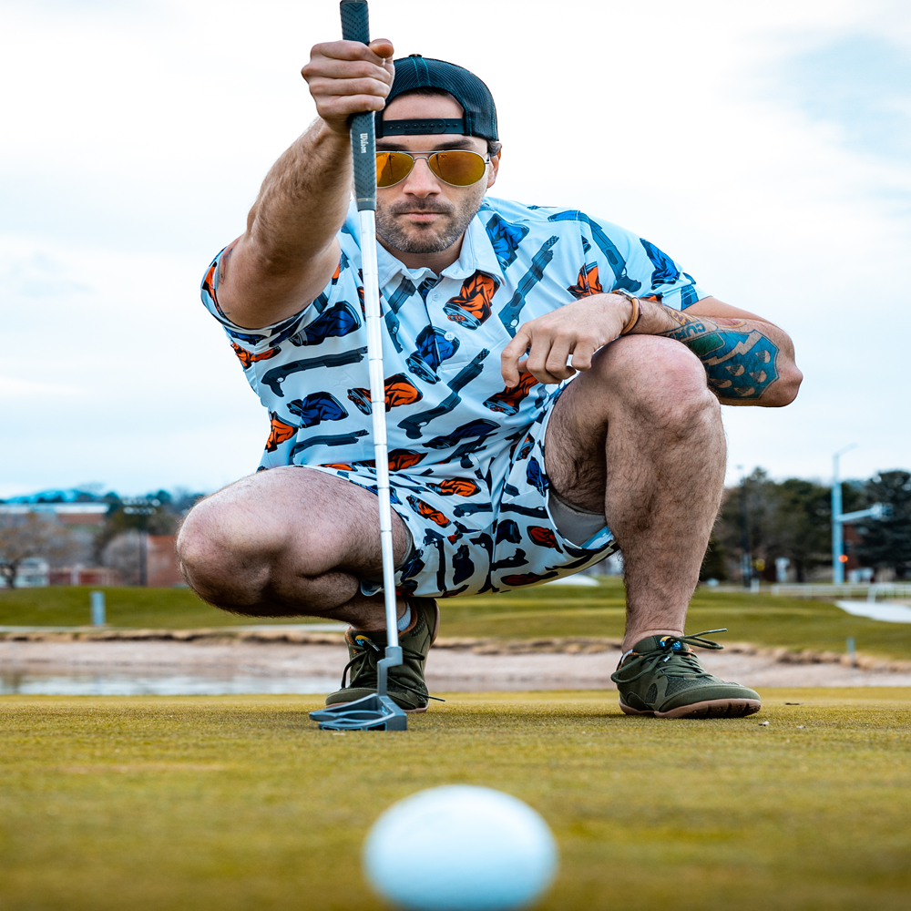 OAF Nation Aloha Shotty Golf Polo