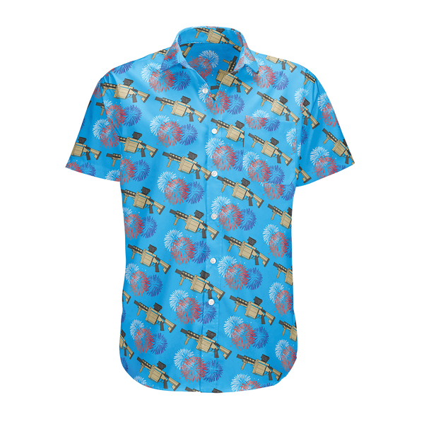 低価格の Aloha Operated and Owned Veteran | Nation OAF | Up Button M32 トップス