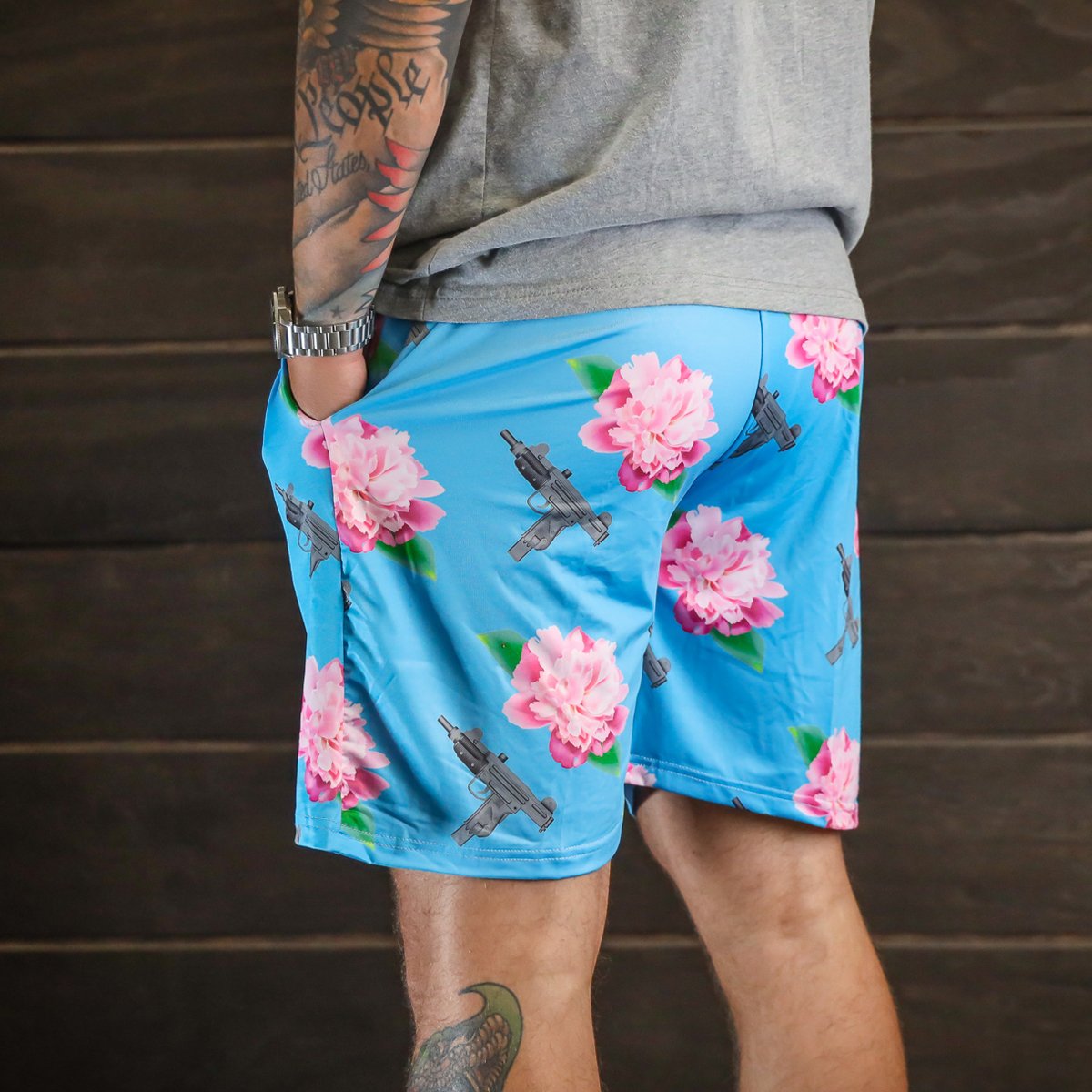 Aloha Lil UZI Weekend Shorts