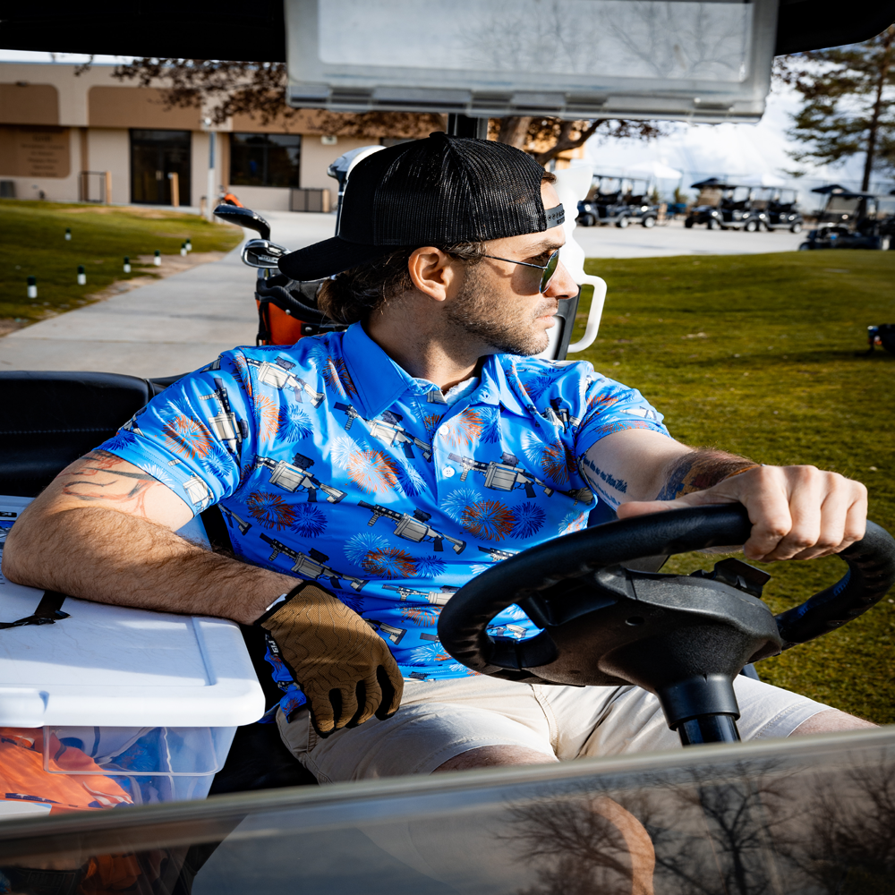 OAF Nation Aloha M32 Golf Polo